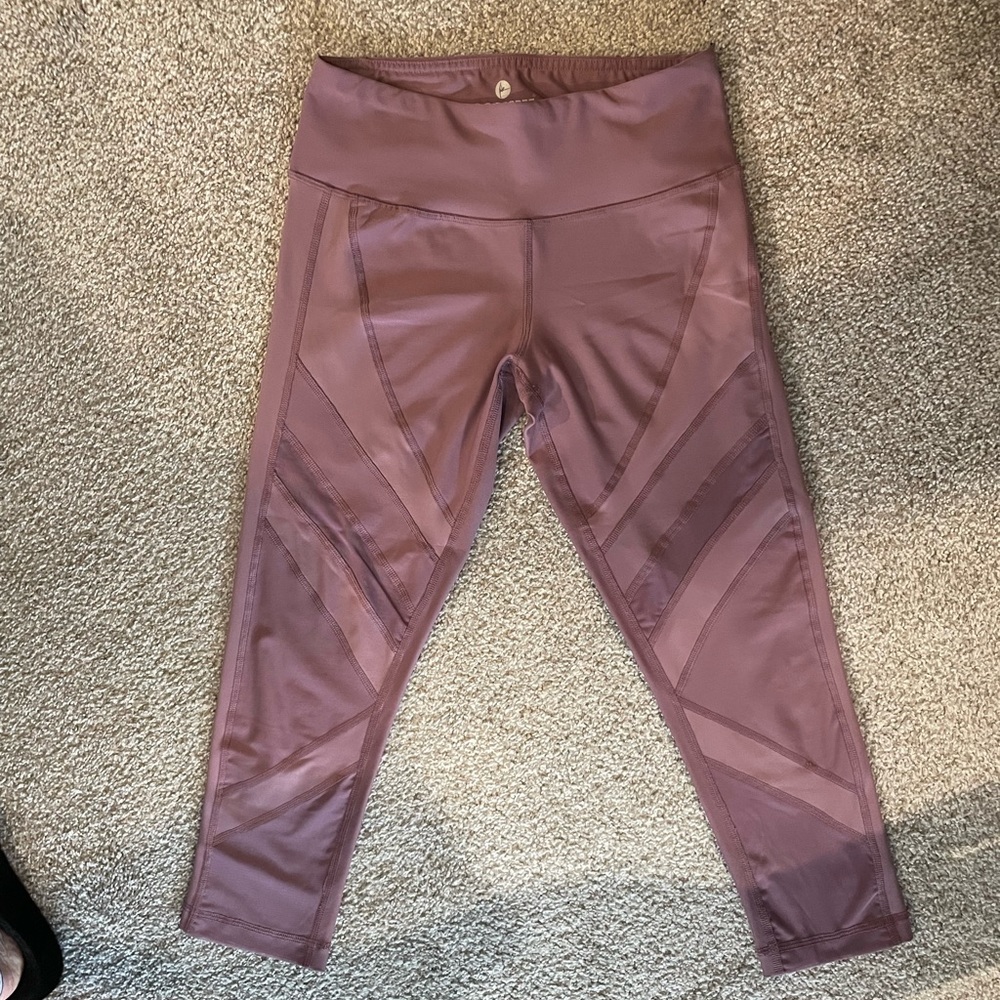 Purple athletic leggings